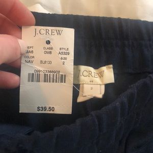 Size 2 J crew shorts. Never worn.